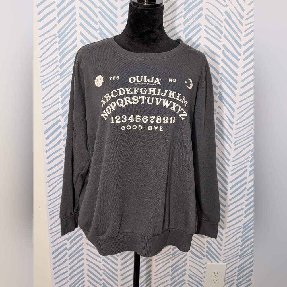 Torrid Ouija Board Cozy Fleece Crew Neck Sweatshirt